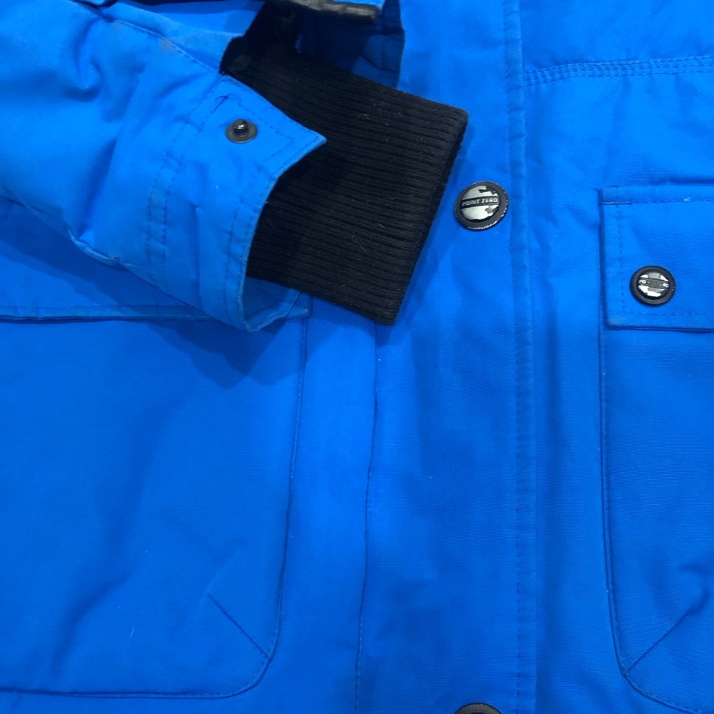 Point Zero Duvet Premium Down Cobalt Long Ski & Snow Jacket - Below -20C - Picture 3 of 12